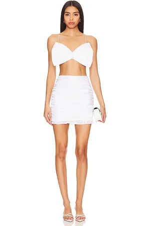 MORE TO COME Set faldas christina bow en color blanco talla S en - White. Talla S (también en XS).