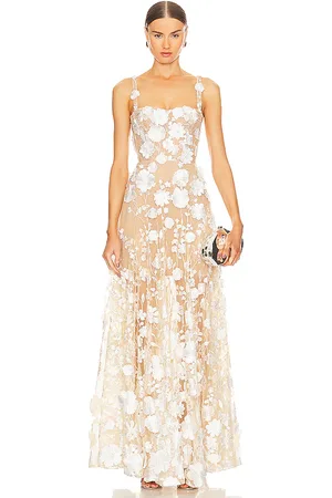Bronx and Banco Vestido largo jasmine en color talla S en - Cream. Talla S (también en XL).