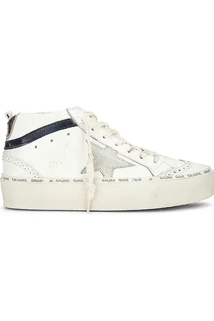 Golden Goose Zapatilla deportiva hi mid star en color blanco talla 35 en White Ice Blue & Silver - White. Talla 35 (también en 38, 39