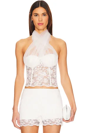 Lovers And Friends Elliot top en color blanco talla M en - White. Talla M (también en S).