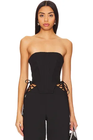 Camila Coelho Karina top en color talla M en - Black. Talla M (también en S, XL).