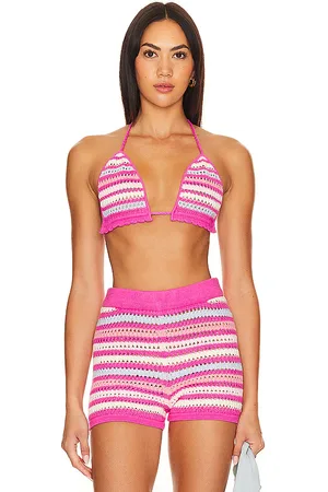Lovers And Friends Sujetador lucia crochet en color rosado talla S en - Pink. Talla S (también en XS, XXS).