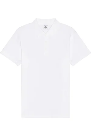 Reigning Champ Lightweight jersey polo en color talla S en - White. Talla S (también en XL/1X).