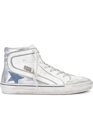 Golden Goose Zapatilla deportiva slide penstar en color blanco talla 36 en White Silver Light Blue & Ice - White. Talla 36 (también en