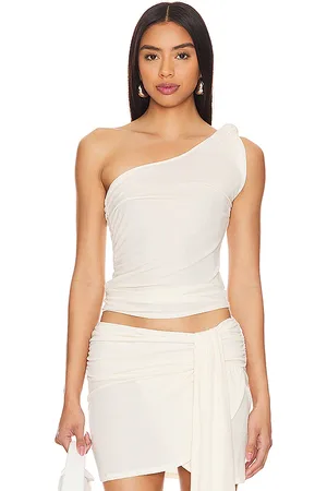 Asta Resort Penelope top en color talla L en - Cream. Talla L (también en M, S, XL, XS).