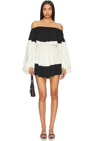 Caroline Constas Minivestido marley en color negro talla M en - Black. Talla M (también en S).
