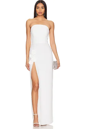 Amanda Uprichard Vestido largo wolfe en color talla L en - . Talla L (también en M, S, XL, XS).