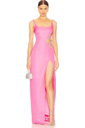 Sau Lee Vestido largo bettina en color rosado talla 0 en - Pink. Talla 0 (también en 00, 2, 4, 6, 8).