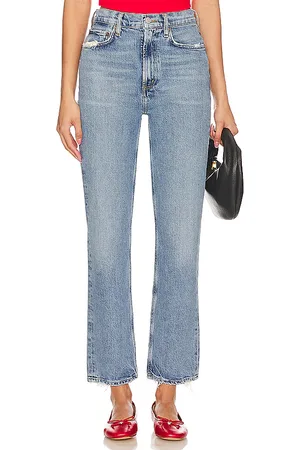 AGOLDE Corte alto stovepipe en color denim claro talla 32 en - Denim-Light. Talla 32 (también en 33, 34).