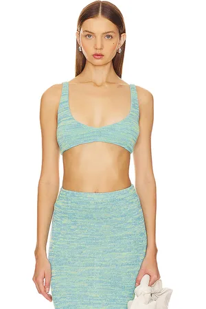VDM Bianca bralette en color azul cerceta talla M en - Teal. Talla M (también en S, XS).