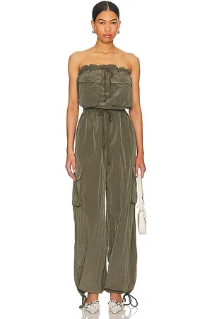 Lovers And Friends Noah cargo jumpsuit en color talla M en - Olive. Talla M (también en L).