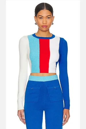 JoosTricot Top corto manga larga en color multi talla M en - Multi. Talla M (también en XL, XS).
