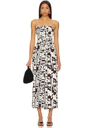 Minkpink Vestido midi joan en color marrón talla L en - Brown. Talla L (también en XL).