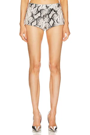 Retrofete Aven leather short en color neutral talla M en - Neutral. Talla M (también en S).