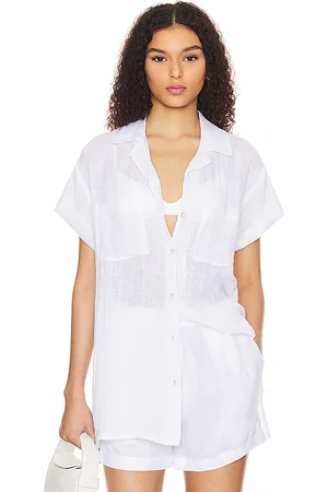 Vitamin A Camisa playa en color blanco talla L en - White. Talla L (también en M, S, XS).