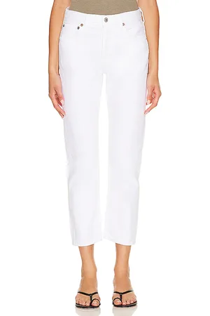 AGOLDE Recto vintage de tiro bajo parker en color blanco talla 31 en - White. Talla 31 (también en 32, 33, 34).