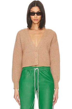 525 America Cárdigan corto jenny en color marrón talla L en - Brown. Talla L (también en XL).