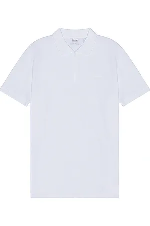 Calvin Klein Move zip polo en color blanco talla L en - White. Talla L (también en S, XL/1X).
