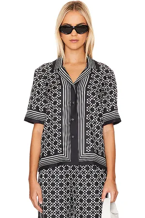 Simkhai Camisa botones koda en color talla L en - Black. Talla L (también en M, S).