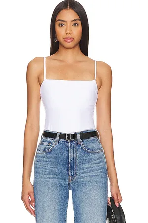 Susana Monaco Top con cordón en color blanco talla M en - White. Talla M (también en XL).