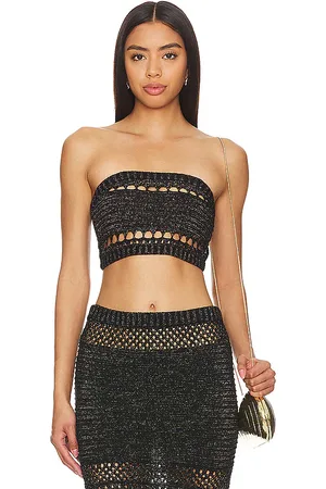 Retrofete Luiz top en color negro talla M en - Black. Talla M (también en S, XL).