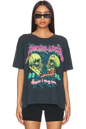 DAYDREAMER Camiseta metallica wherever i may roam en color negro talla M en - Black. Talla M (también en S, XS).