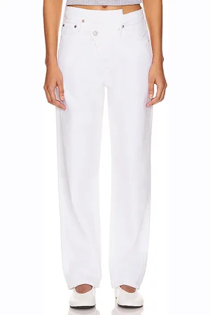 AGOLDE Recto(a) criss cross en color blanco talla 31 en - White. Talla 31 (también en 32, 33, 34).