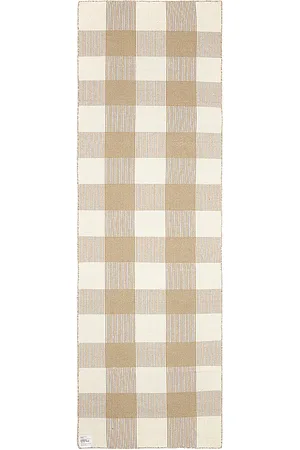 HAWKINS NEW YORK Simple plaid runner en color ivory talla all en - Ivory. Talla all.