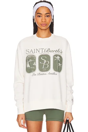 WeWoreWhat Sudadera st. barths en color ivory talla L en - Ivory. Talla L (también en M, S, XS).