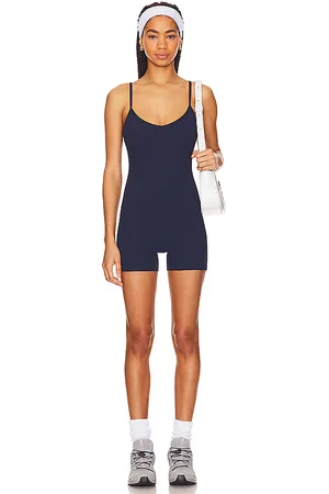 WeWoreWhat V neck romper en color azul marino talla M en - Navy. Talla M (también en L, XL).