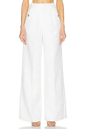 Amanda Uprichard Pantalones jane en color blanco talla M en - White. Talla M (también en S, XS).