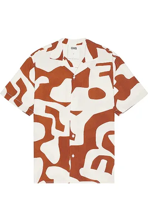 Oas Camisa en color talla L en - Red. Talla L (también en M, S, XL/1X).