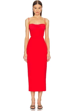 Bardot Vestido midi martini en color rojo talla 12 en - Red. Talla 12 (también en 10, 2, 4, 6).