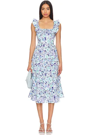 Yumi Kim Vestido midi jasmine en color multi talla M en - Multi. Talla M (también en S).