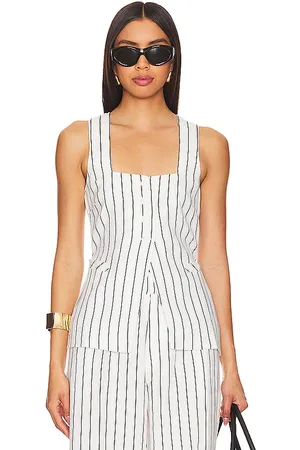 FAITHFULL THE BRAND Chaleco maya en color blanco talla S en - White. Talla S (también en XL, XS).