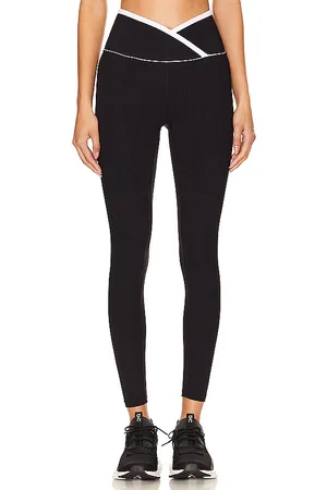 YEAR OF OURS Ribbed two tone veronica legging en color negro talla L en - Black. Talla L (también en M, S, XL, XS).