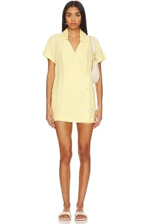 Show Me Your Mumu Mono corto chaqueta bicoastal en color amarillo talla M en - Yellow. Talla M (también en S).
