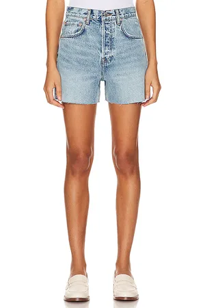 GRLFRND Jules vintage cut off short en color azul talla 23 en - Blue. Talla 23 (también en 24, 25, 31, 32).