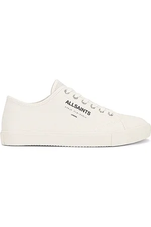 AllSaints Underground canvas low top en color blanco talla 11 en - White. Talla 11 (también en 13, 8, 9).