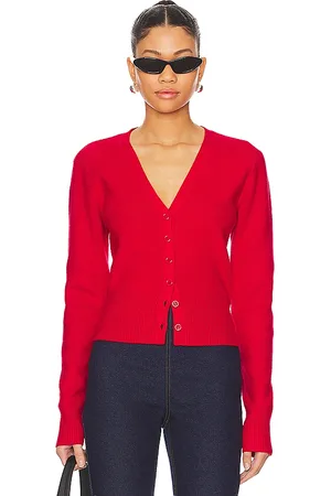 DANIELLE GUIZIO Cárdigan camelie en color rojo talla L en - Red. Talla L (también en M, S, XL, XS, XXS).