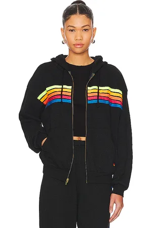 AVIATOR NATION Sudadera 5 stripe en color negro talla L en - Black. Talla L (también en M, S, XS).