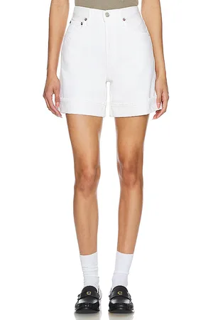 AGOLDE Dame short en color blanco talla 29 en - White. Talla 29 (también en 32, 33, 34).