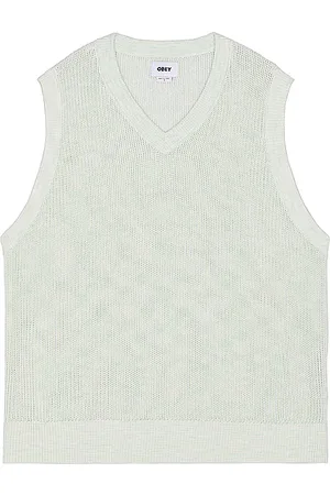 Obey Chaleco en color hierbabuena talla L en - Mint. Talla L (también en M, S, XL/1X).