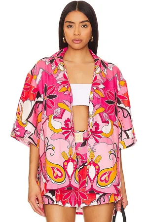 Cin Cin Camisa bowling mirage en color rosado talla M en - Pink. Talla M (también en S).