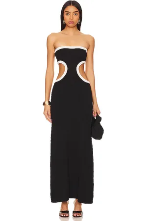 Cin Cin Maxivestido empire en color talla L en - Black. Talla L (también en M, S, XL, XS).