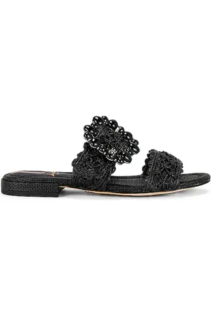 Sam Edelman Sandalia elisa en color negro talla 6.5 en - Black. Talla 6.5 (también en 7.5, 8).