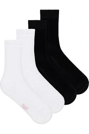 Stems Calcetines silky rib en color negro talla all en - Black. Talla all.