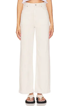 ABrand Pierna ancha 94 high & wide en color ivory talla 24 en - Ivory. Talla 24 (también en 25, 29).