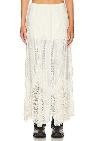 MORE TO COME Falda maxi orchid en color talla L en - . Talla L (también en M, XS).