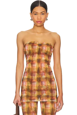 Lovers And Friends Mel top en color marrón talla M en - Brown. Talla M (también en S).